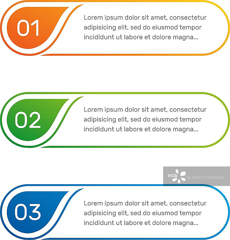 APP彩色菜单布局工作流程大纲图片素材