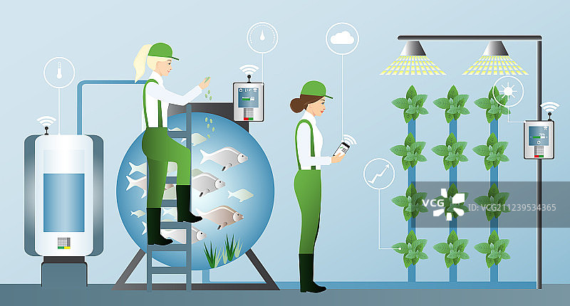 田野上生长的植物图片素材