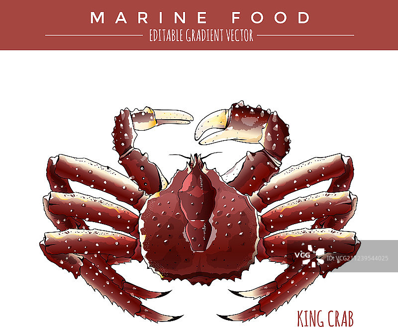 帝王蟹海鲜美食图片素材