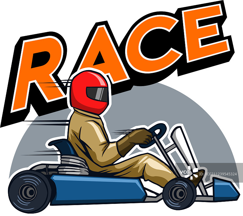卡丁车赛车手图片素材