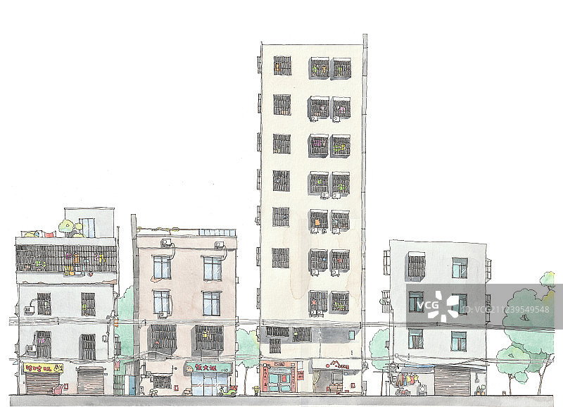 城中村图片素材