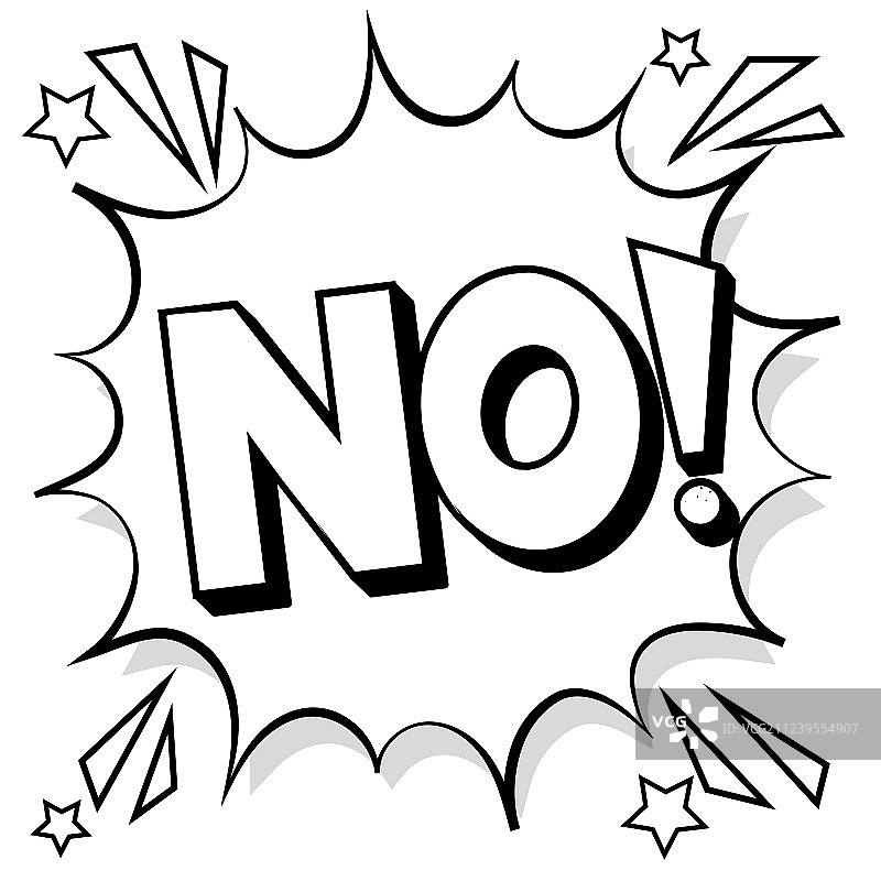 无文字漫画书着色图片素材