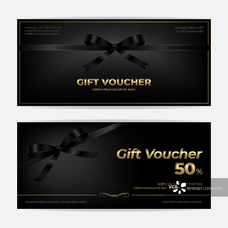 黑色星期五促销礼券或banner图片素材