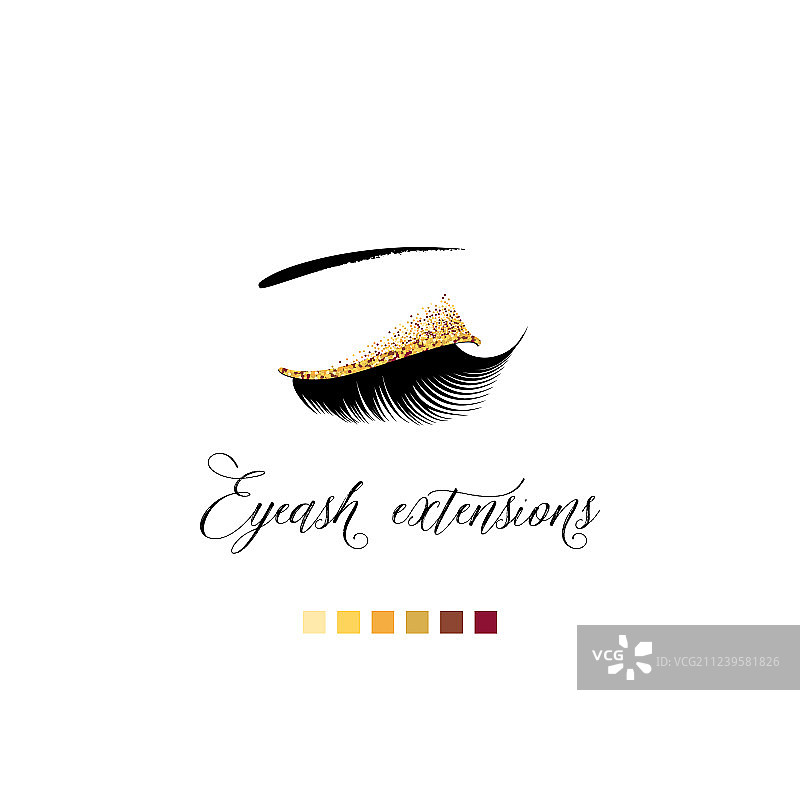 用于化妆的睫毛延长banner模板图片素材