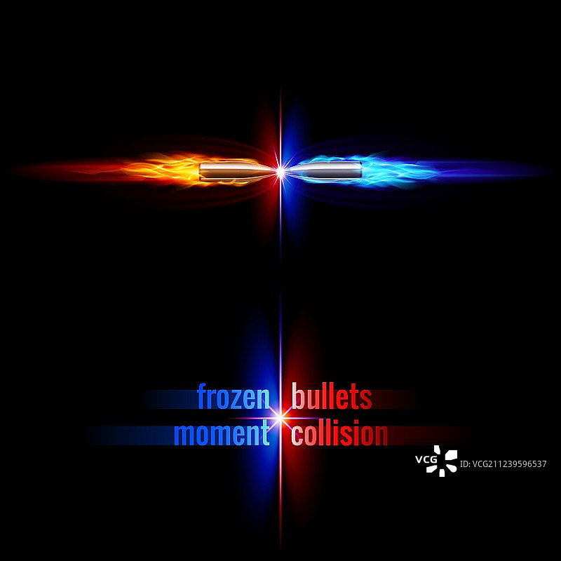 子弹碰撞图片素材