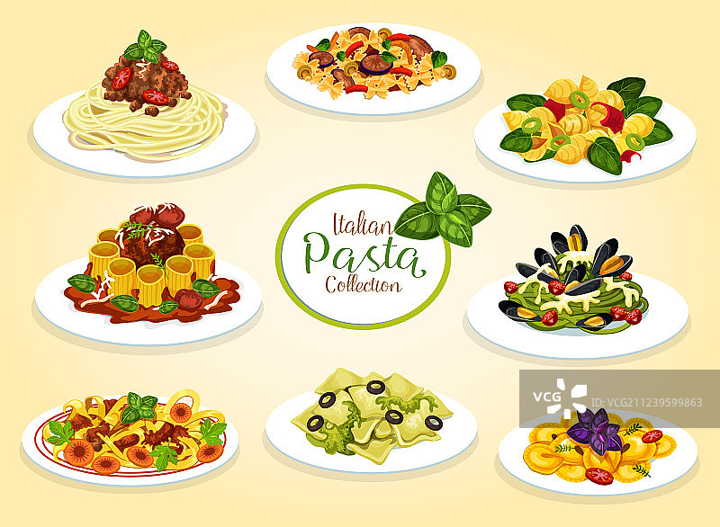 意大利美食意面图片素材