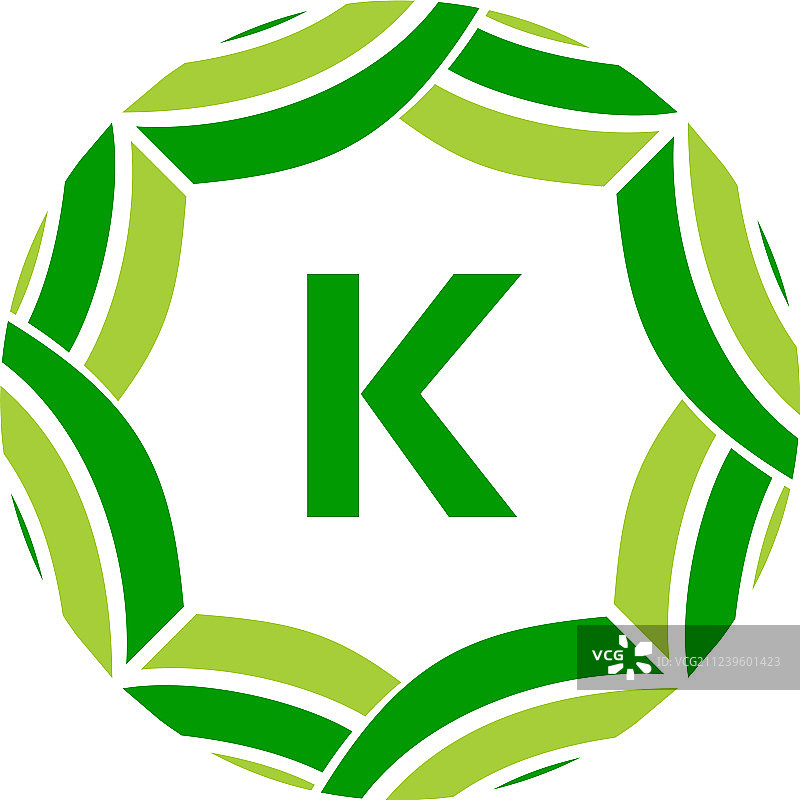 无限丝带K字标志图片素材