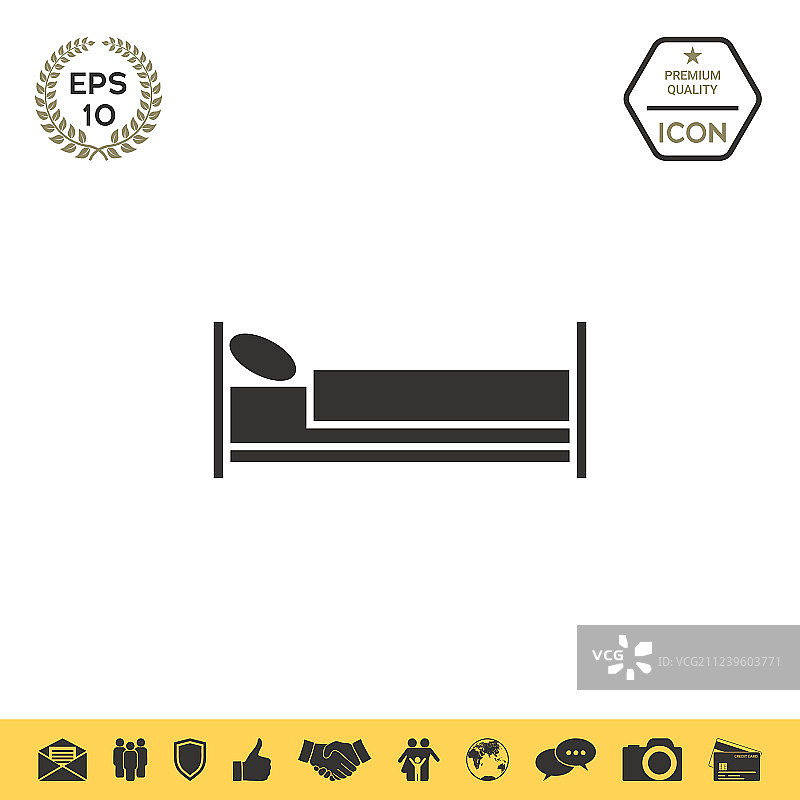 床图标符号图片素材