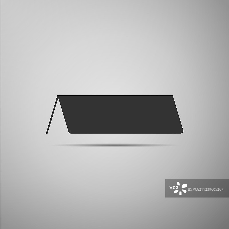 空白纸质桌牌图标图片素材