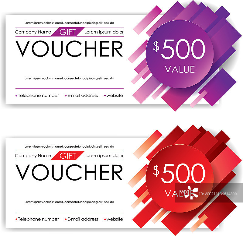 礼券模板图片素材