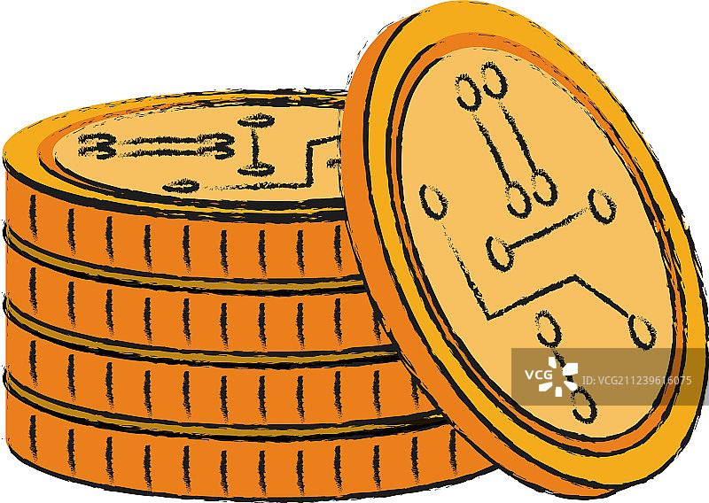 比特币虚拟货币图片素材