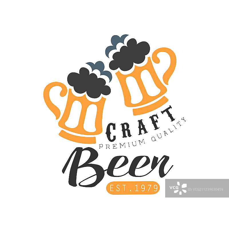 黑色和橙色Logo模板图片素材