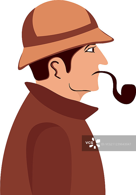 夏洛克·福尔摩斯侦探图片素材