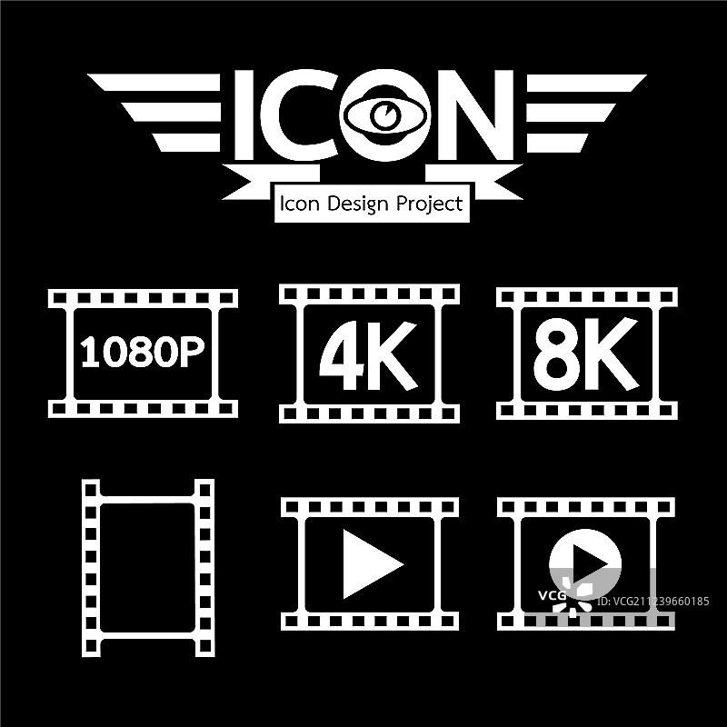 薄膜带图标图片素材