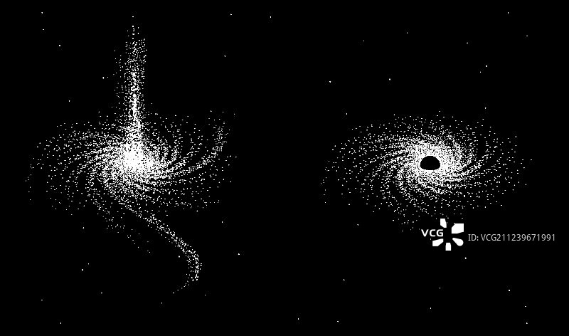 类星体和黑洞图片素材