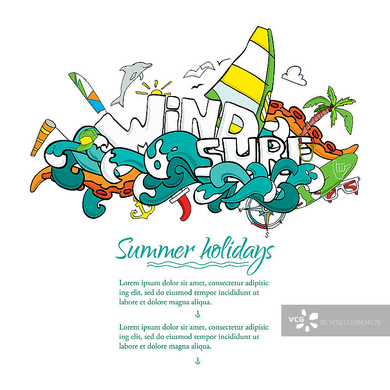 精美的手绘卡片图片素材