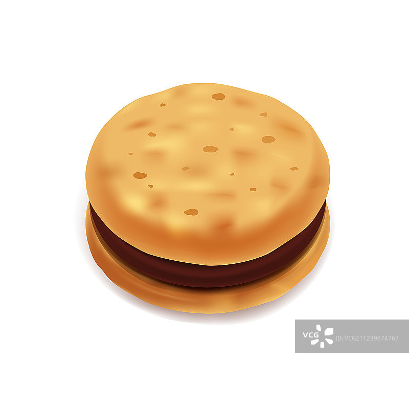 巧克力曲奇饼图片素材