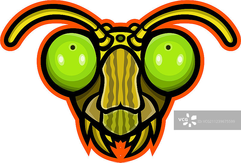 螳螂吉祥物图片素材