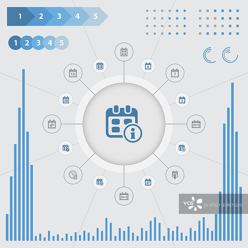 简约平面图标合集图片素材