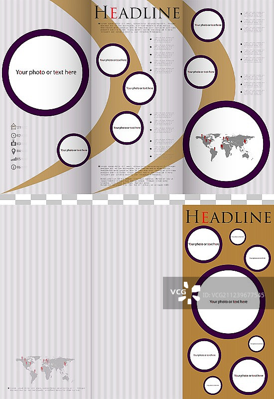 商业宣传单设计图片素材