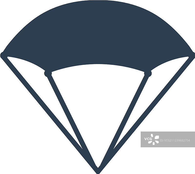 降落伞跳伞图标图片素材