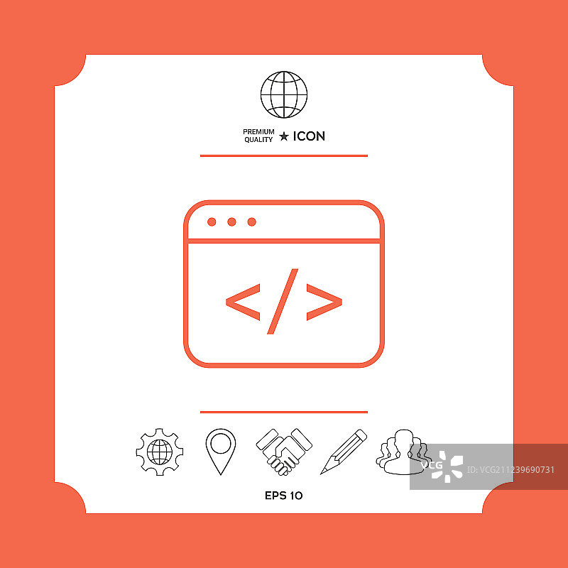 代码编辑器图标图片素材