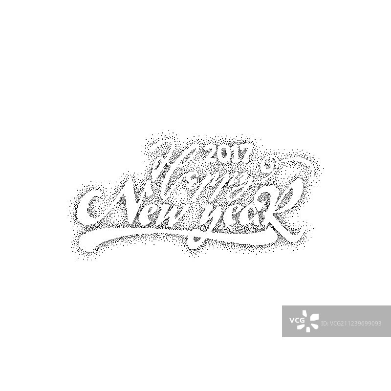 2017年圣诞节新年手绘素材图片素材