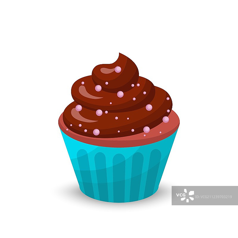 甜点巧克力奶油纸杯蛋糕合集图片素材