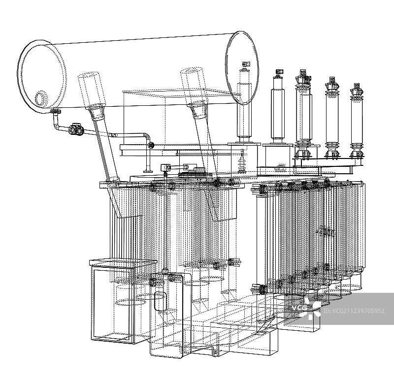 高压变压器概念图片素材