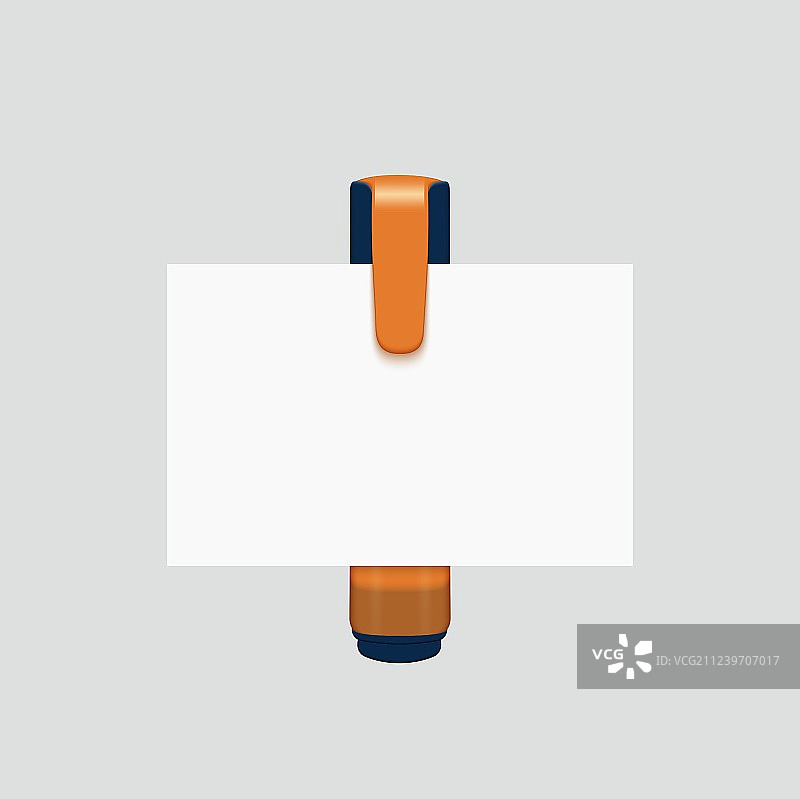 灰色背景上的现代白色纸质标签图片素材