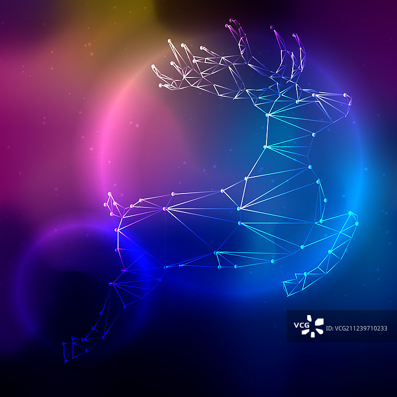 三角形的鹿图片素材