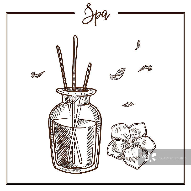 SPA沙龙香薰精油护理图片素材