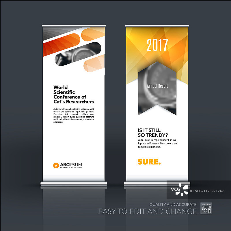 抽象业务集现代卷起来图片素材