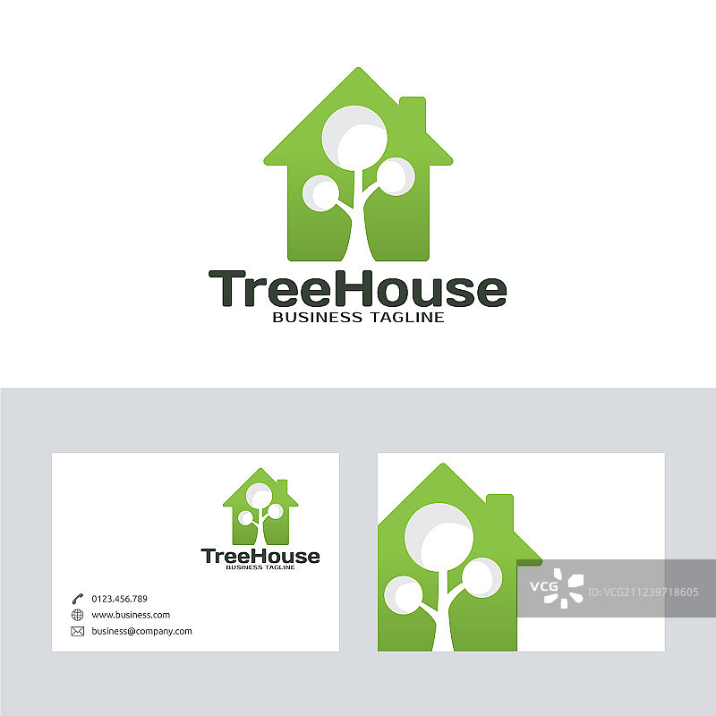 树屋标志设计图片素材