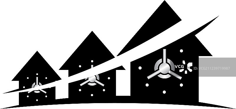 家庭投资金库图片素材