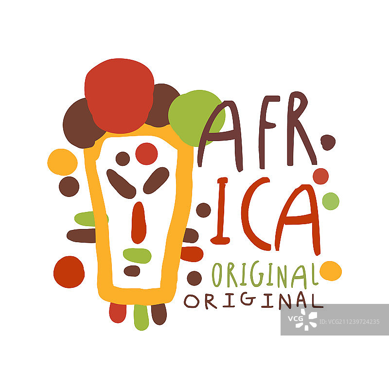 非洲部落涂鸦logo图片素材