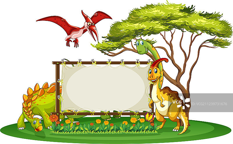 多种恐龙banner模板图片素材