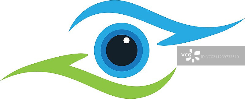 眼睛护理Logo模板图片素材