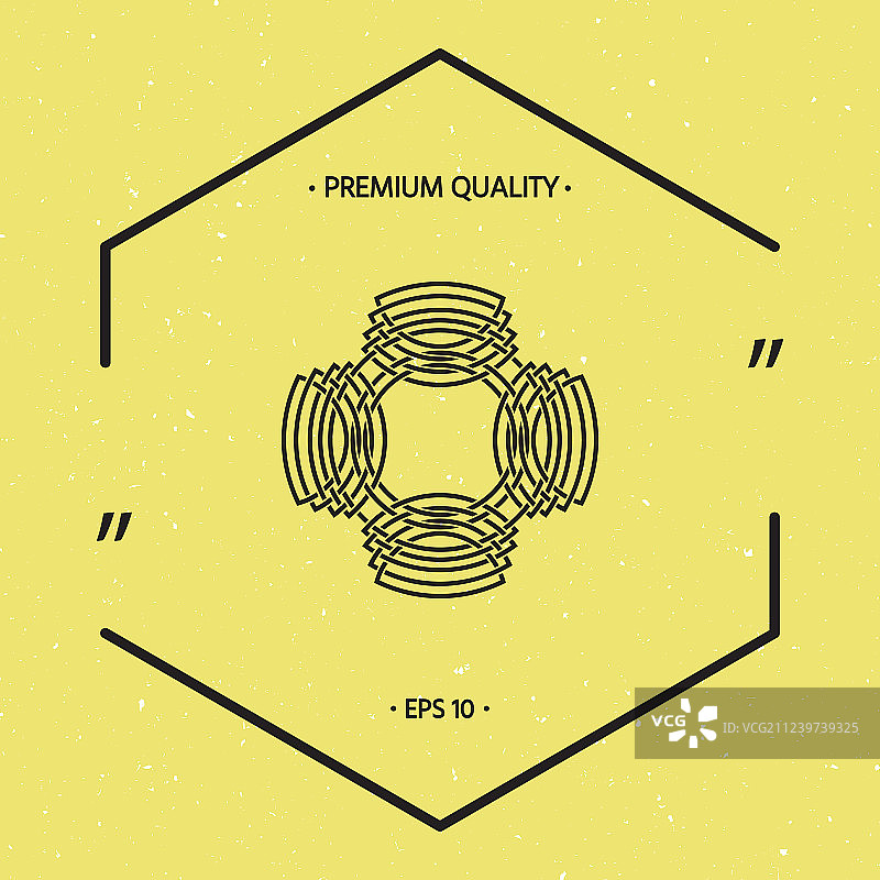 几何东方阿拉伯图案Logo元素图片素材