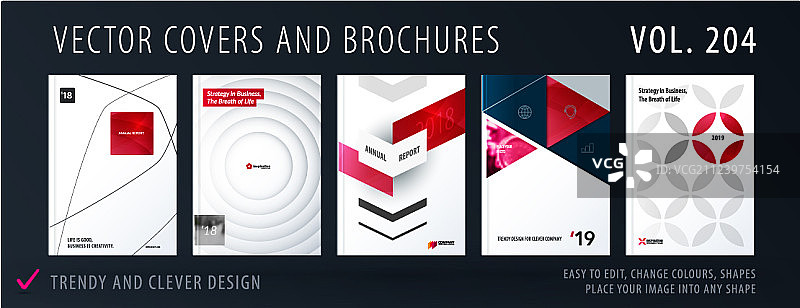 彩色抽象模板设计图片素材