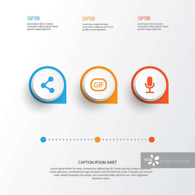 视频聊天GIF媒体图标合集图片素材