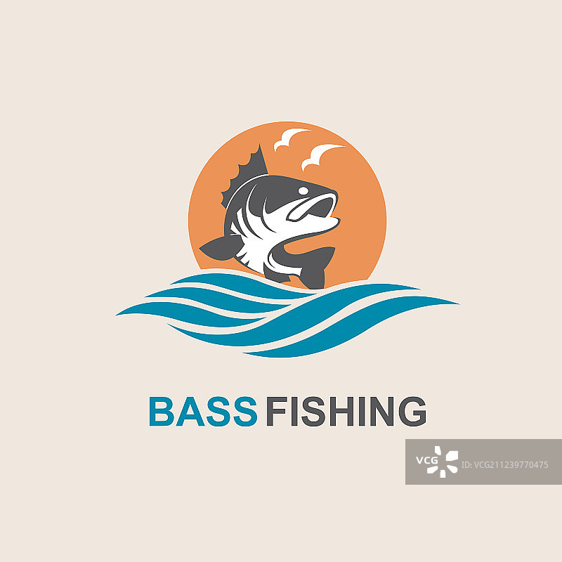 鲈鱼图标图片素材