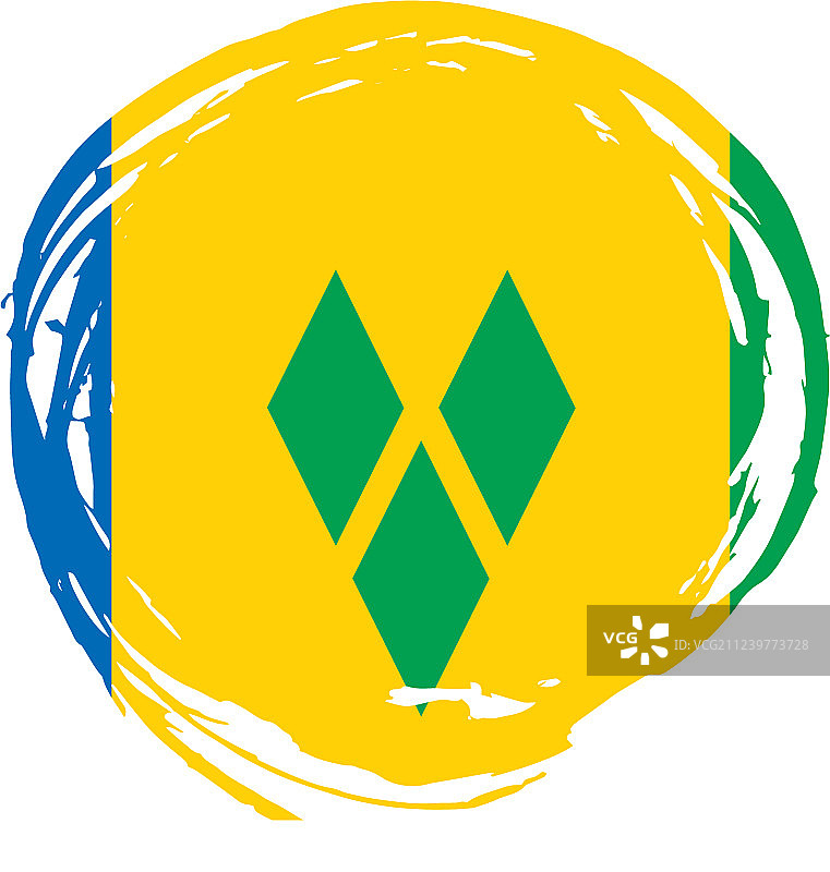 圣文森特和格林纳丁斯旗图片素材