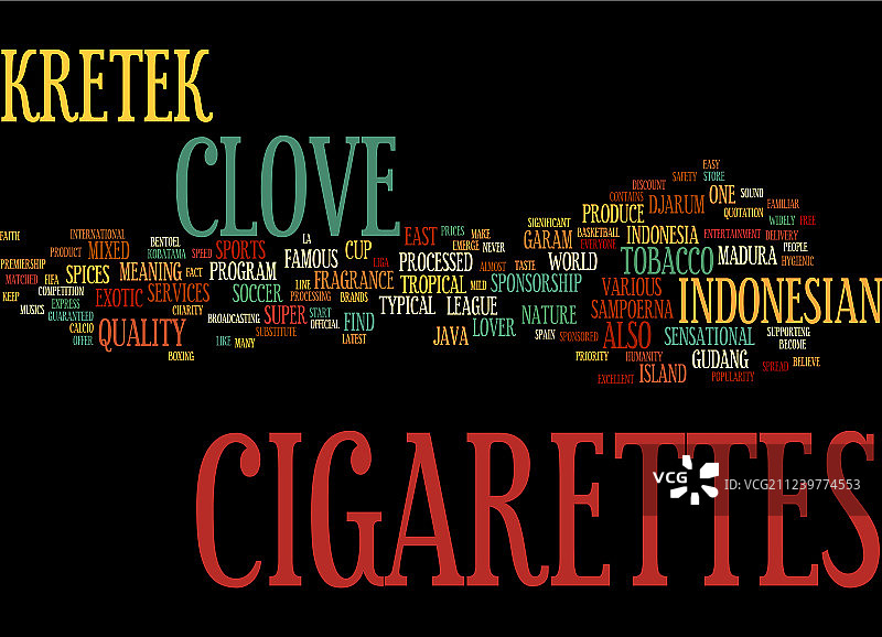 印尼丁香烟图片素材