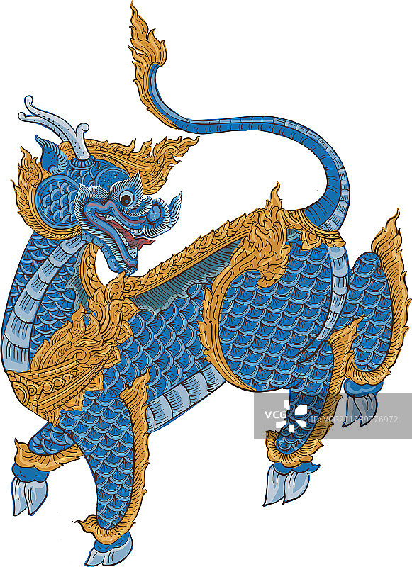 泰式传统绘画纹身图片素材