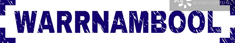 带划痕纹理的瓦南布尔内部印章图片素材