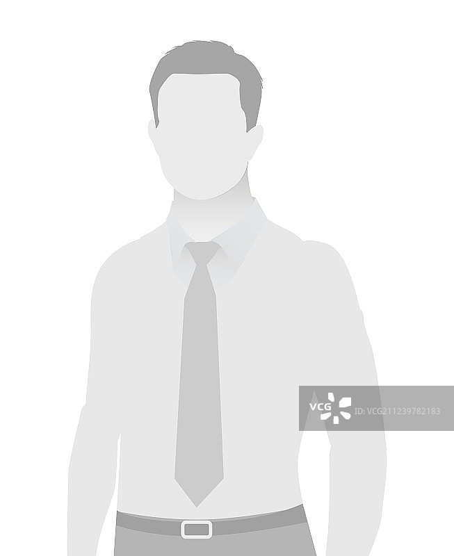 默认占位符商务男士半身像图片素材