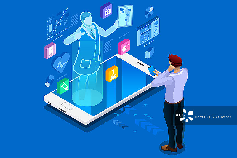 健康科技图片素材