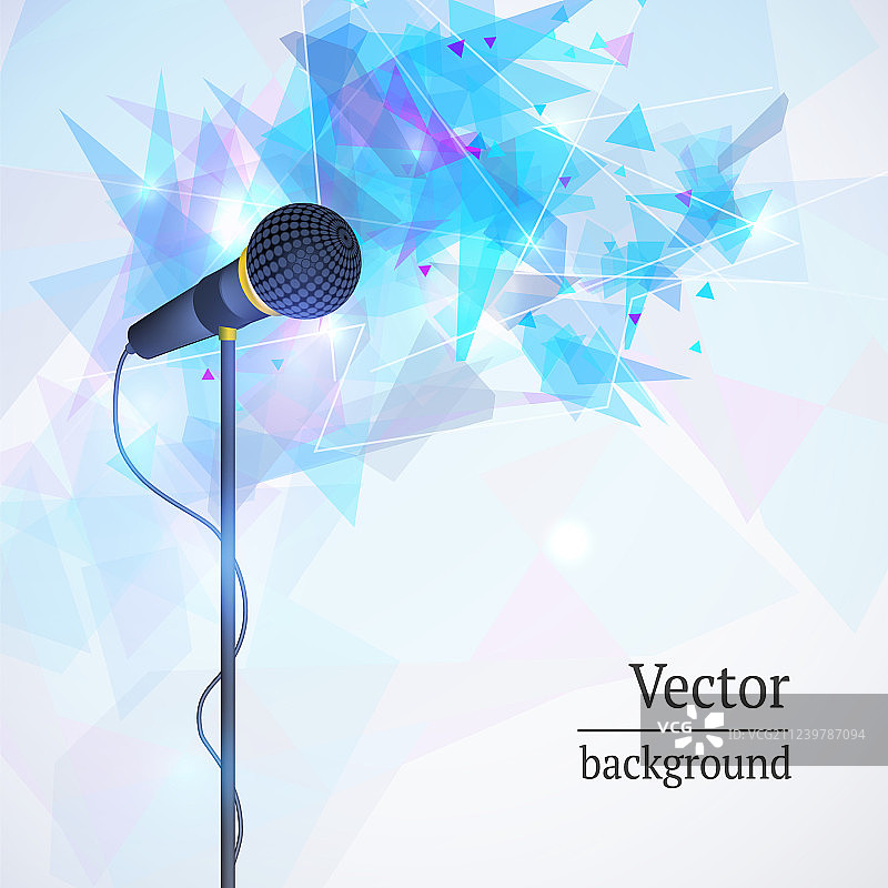 卡拉OK麦克风演唱会图片素材