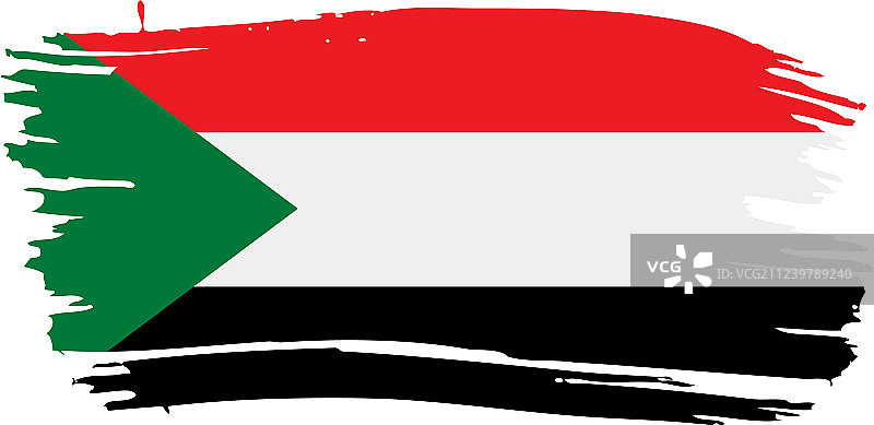 苏丹国旗图片素材